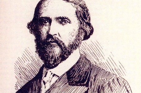 Drawing of Sheridan Le Fanu