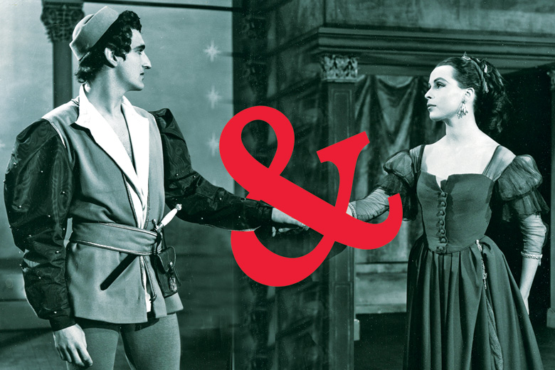 Alan Badel and Claire Bloom as Romeo and Juliet, 1952 Alan Badel and Claire Bloom as Romeo and Juliet, 1952