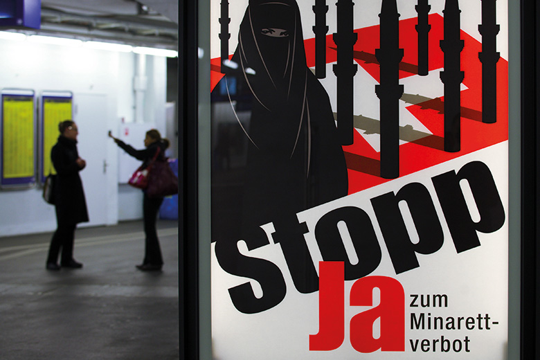 Campaign poster of the Swiss People's Party Campaign poster of the Swiss People's Party