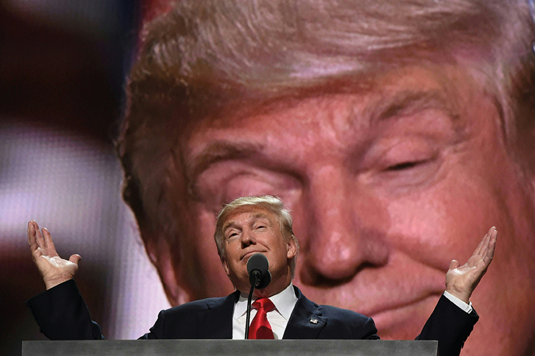 Donald Trump speaking at Republican National Convention (RNC), Ohio Donald Trump speaking at Republican National Convention (RNC), Ohio