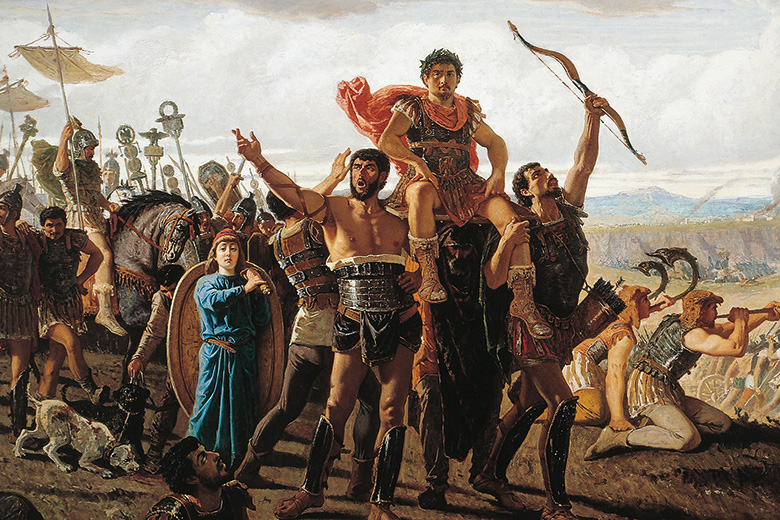Mario's Triumph painting, Francesco Saverio Altamura Mario's Triumph painting, Francesco Saverio Altamura
