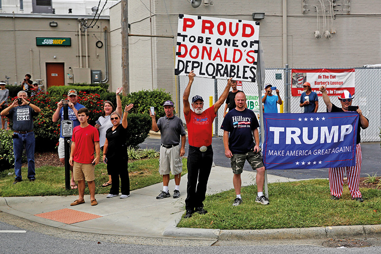 Proud to be deplorables Trump supporters Proud to be deplorables Trump supporters