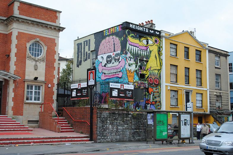 The Telepathic Heights squat in Bristol The Telepathic Heights squat in Bristol