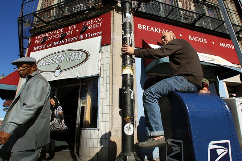 The Allston district is changing rapidly as the area is developed by its university neighbours The Allston district is changing rapidly as the area is developed by its university neighbours