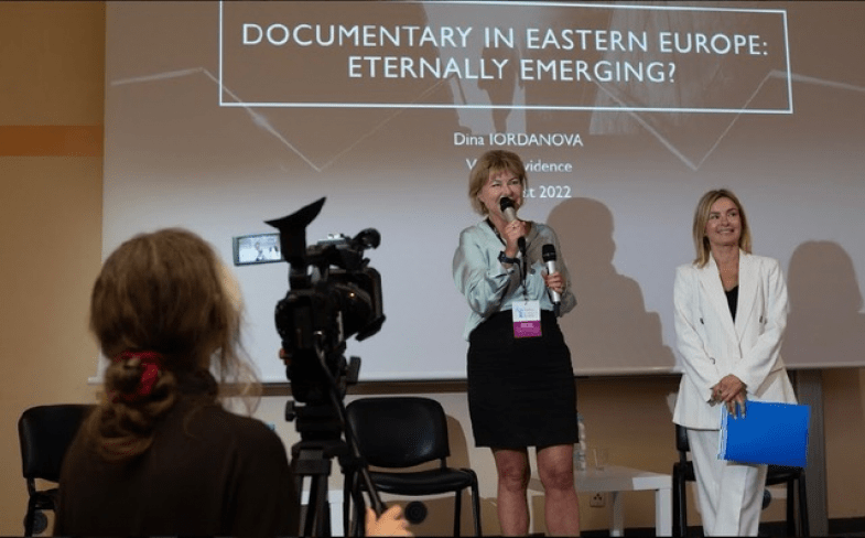 Agnieszka Piotrowska (left) and Anna Jurkowska-Zeilder at the Visible Evidence conference Agnieszka Piotrowska (left) and Anna Jurkowska-Zeilder at the Visible Evidence conference