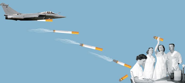 Illustration/photo montage of scientists under fire Illustration/photo montage of scientists under fire