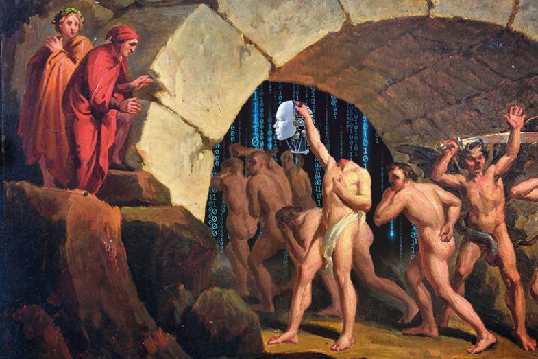 Bertrand de Born speaks to Dante by Filippo Bigioli Bertrand de Born speaks to Dante by Filippo Bigioli