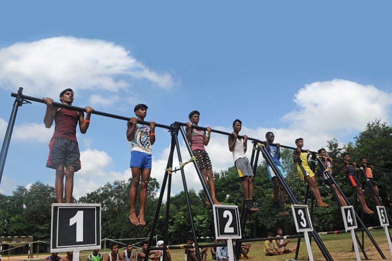 Men exercising Men exercising