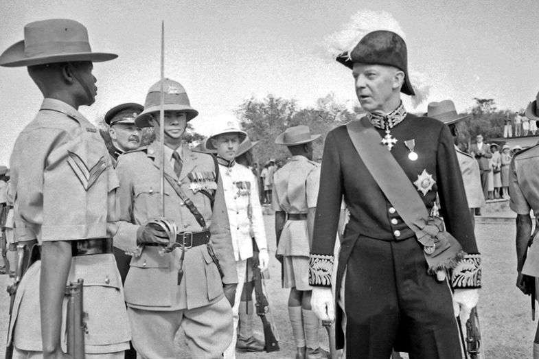 John Maud at multi-conference legislative council in Lobatsi, 21 June 1961. Maud was a master of leadership. John Maud at multi-conference legislative council in Lobatsi, 21 June 1961. Maud was a master of leadership.