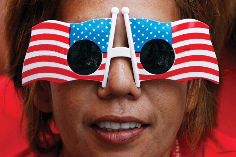 USA flag glasses USA flag glasses