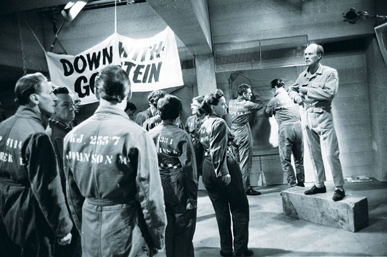 Scene from a BBC TV production of George Orwell’s classic novel ‘1984’ Scene from a BBC TV production of George Orwell’s classic novel ‘1984’