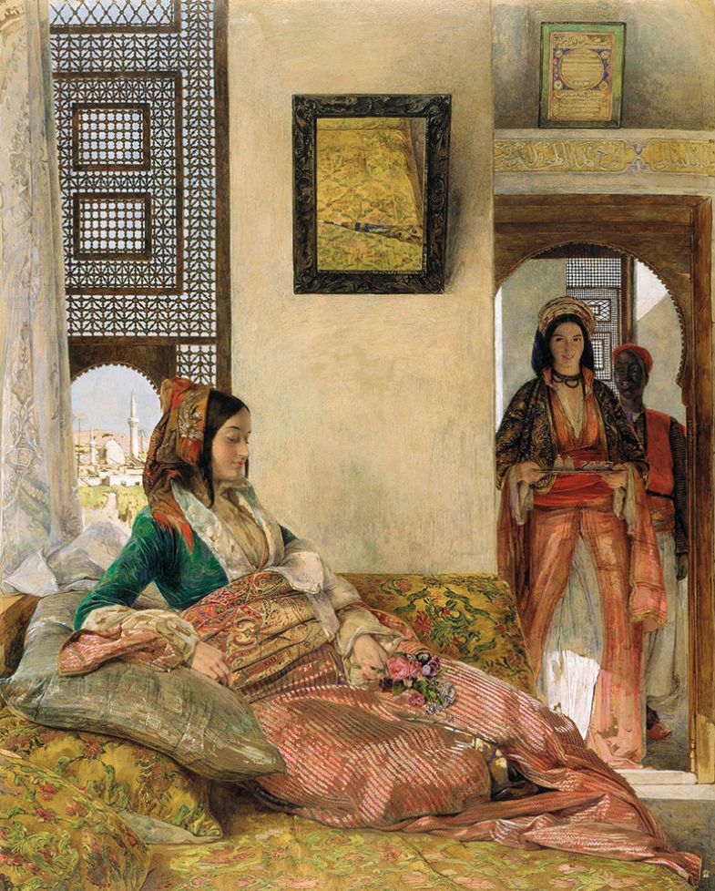 John Frederick Lewis, Life in the Hareem, Cairo, 1858 John Frederick Lewis, Life in the Hareem, Cairo, 1858