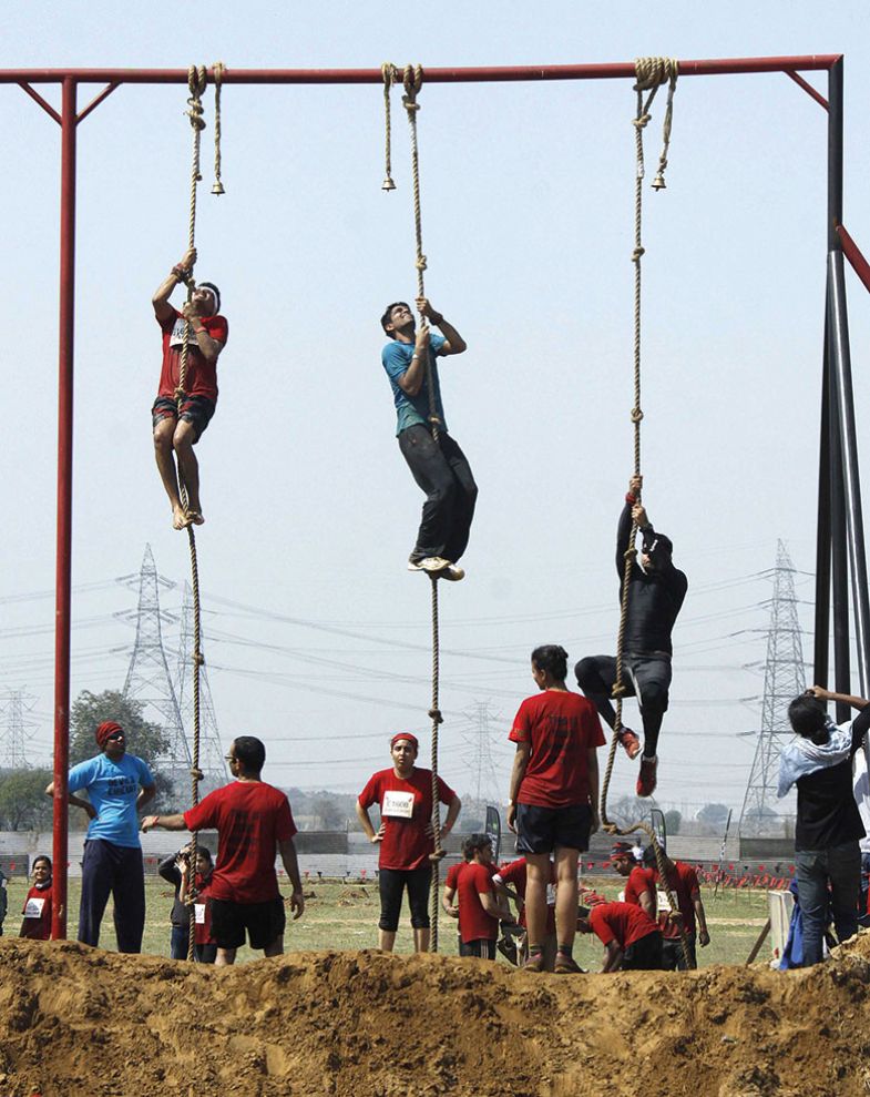 Obstacle run, India Obstacle run, India