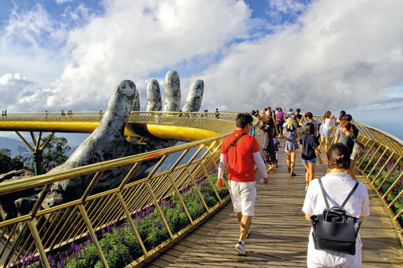 Cau Vang “Golden Bridge” in Vietnam Cau Vang “Golden Bridge” in Vietnam