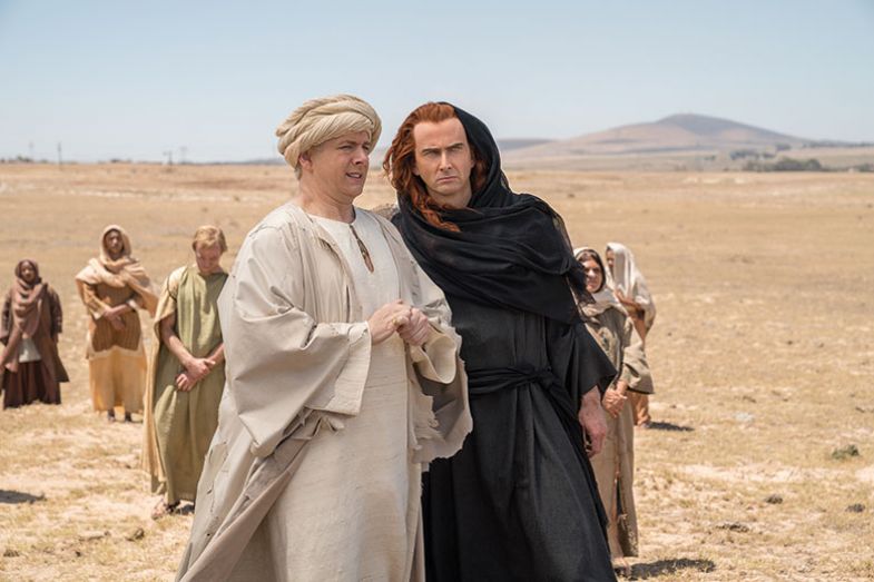 Screenshot from Good Omens, Amazon Prime series Screenshot from Good Omens, Amazon Prime series
