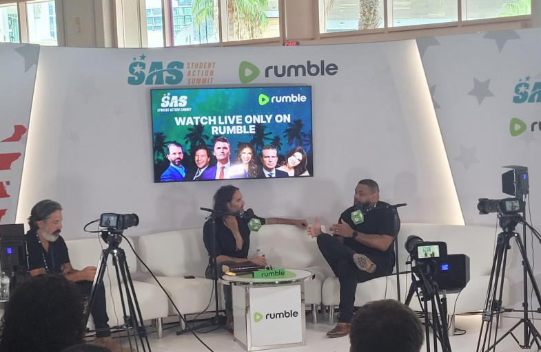 Russell Brand at the Turning Point USA Student Action Summit 2025