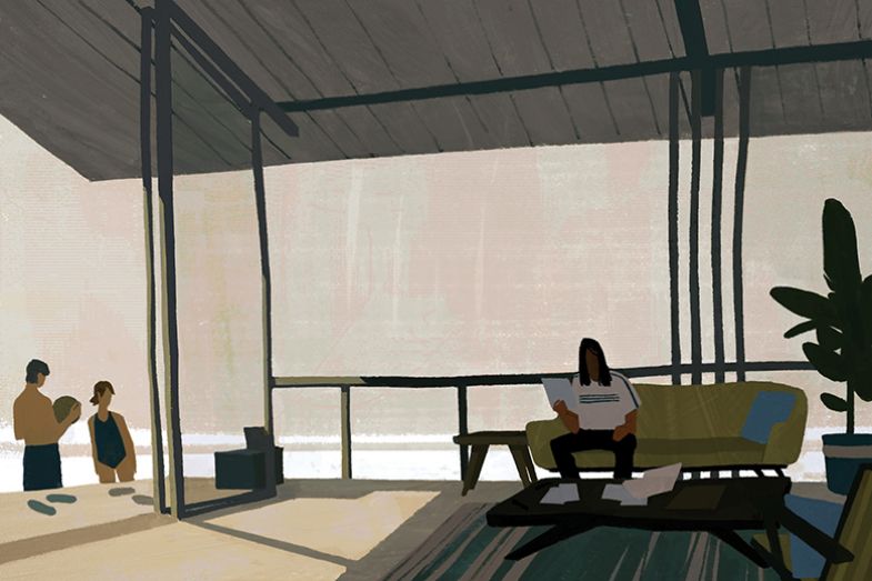 sitting in the shade sitting in the shade