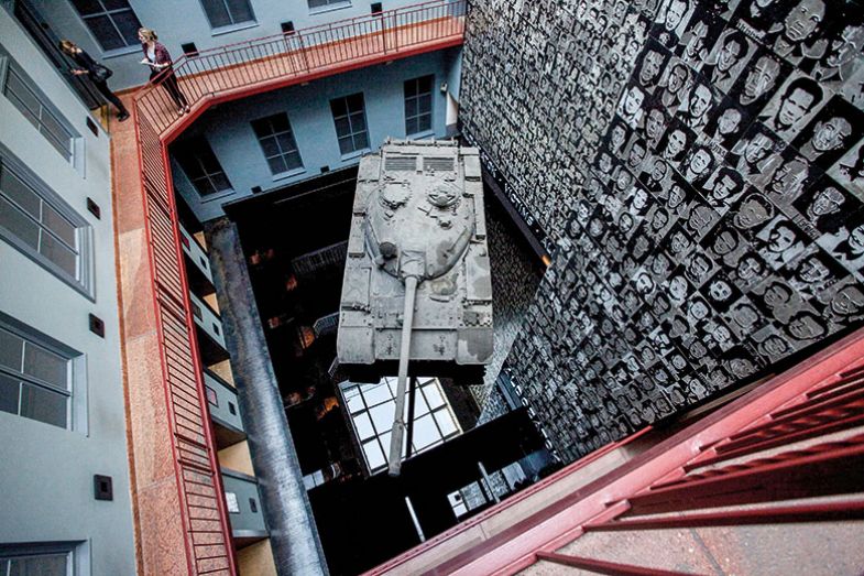 tank in square tank in square