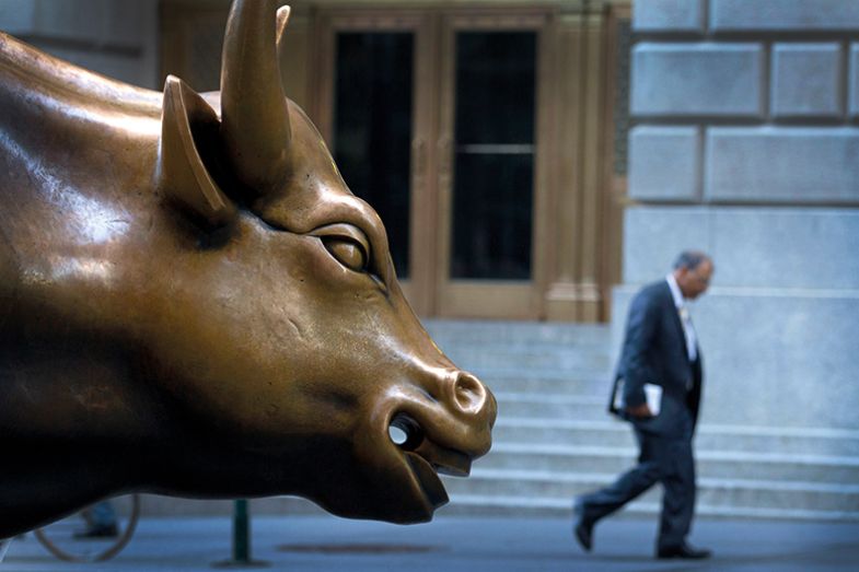 Bull sculpture