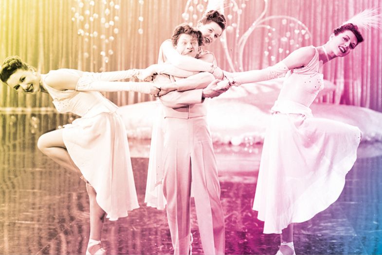 A trio of dancers A trio of dancers