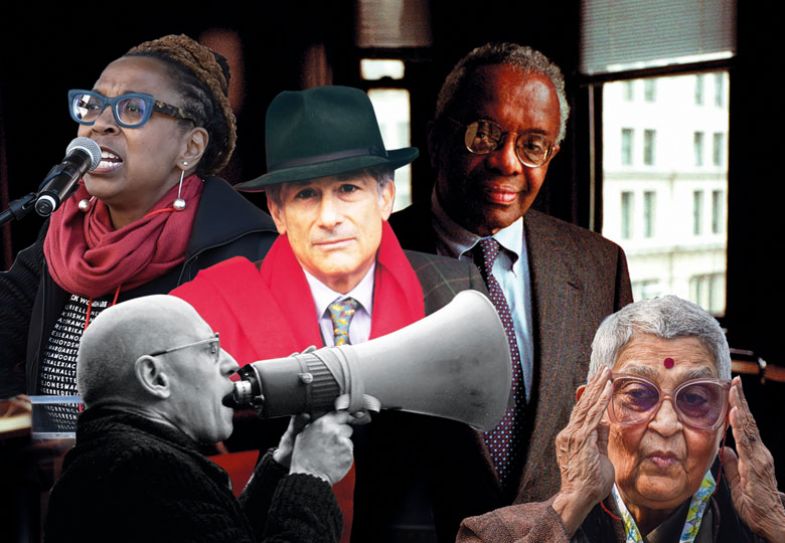 Montage of Michel Foucault with, Kimberlé Crenshaw, Edward Said, Derrick Bell and Gayatri Spivak Michel Foucault with, Kimberlé Crenshaw, Edward Said, Derrick Bell and Gayatri Spivak montage as mentioned in the article
