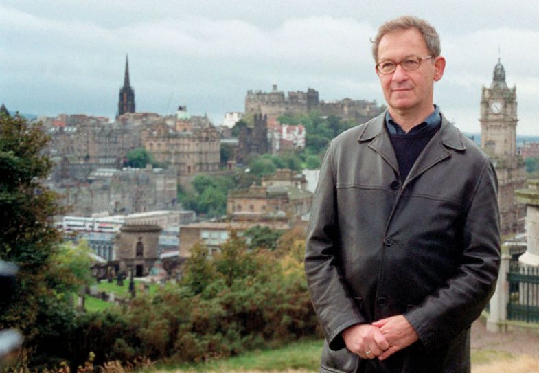 Simon Schama in Edinburgh Simon Schama in Edinburgh filming his programme as described in the article