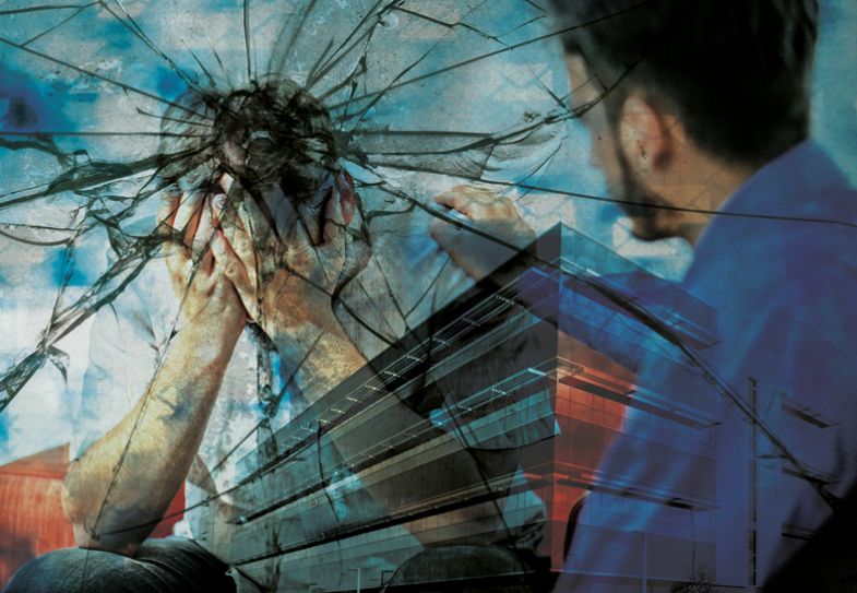 Montage of man comforting a teenager Montage of man comforting a teenager as the bullying continues as he gets older