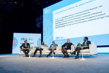 World Academic Summit panel World Academic Summit panel