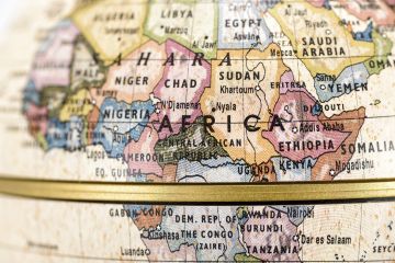 Africa map globe Africa map globe