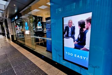 ANZ bank branch office in Brisbane Central Business District on Queen Street
