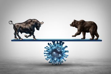 A bull and a bear on Covid scales