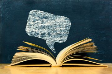Book review speech bubble illustration Book review speech bubble illustration