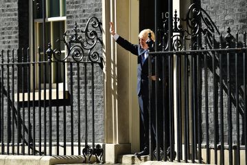 Boris Johnson at 10 Downing Street