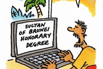 Cartoon on Brunei