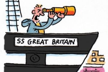 cartoon ship