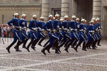 Changing of the guard, Stockholm