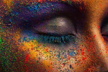Colourful eye