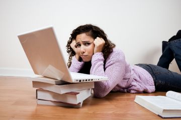 Stressed student Stressed student