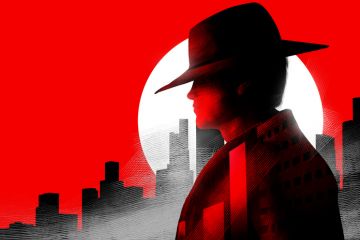 A drawing of a Hollywood private investigator A drawing of a Hollywood private investigator