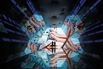 Life sized digital kaleidoscope