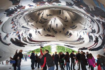 distorted reflection