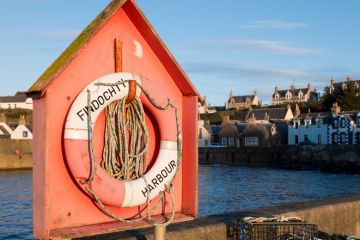 Findochty Harbour Lifebuoy