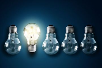 Five lightbulbs