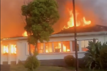 The fire at the University of Fort Hare