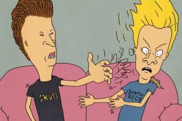 Frame of animation from Beavis and Butt-Head cartoon Frame of animation from Beavis and Butt-Head cartoon
