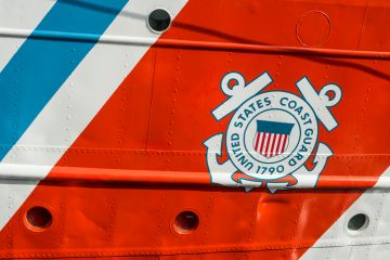 Halifax, Canada - July 20, 2012 A close up of the hull of the USCGC Eagle docked at the Murphy's on the Water pier during the Tall Ships 2012 Festival on the Halifax Waterfront.