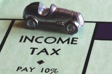 Income tax space on a Monopoly board Income tax space on a Monopoly board