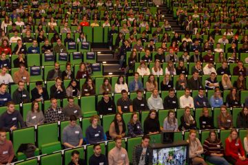 Introduction days for the exchange students of Maastricht University. The students are being welcomed and informed about the university, studies and temporary hometown.
