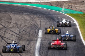 Cars racing on track Cars racing on track