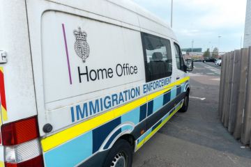 Immigration Enforcement Van parked at Stansted Airport in September 2022. Immigration Enforcement Van parked at Stansted Airport in September 2022.